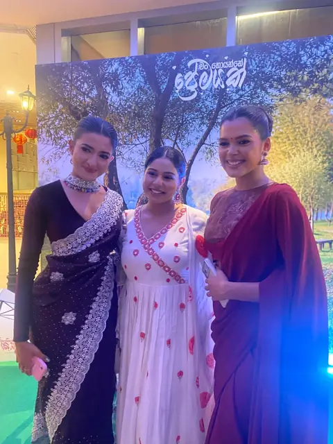 Premiere night, with the cast